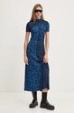 Φόρεμα Desigual PATCHSI 24WWVK10 σκούρο μπλε AW24