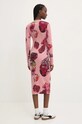 Desigual sukienka MAXFLOWER SCR 24WWVF11 różowy AW24