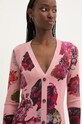 Odzież Desigual sukienka MAXFLOWER SCR 24WWVF11 różowy