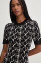 Desigual sukienka COEURS czarny 24WWVF10