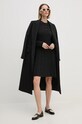 Вовняна сукня Tommy Hilfiger WW0WW43085 чорний AW24