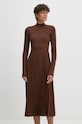 Ρούχα Φόρεμα Tommy Hilfiger WW0WW44176 καφέ