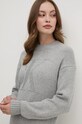 Платье с примесью шерсти Calvin Klein Jeans серый J20J224923