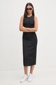 Φόρεμα τζιν Calvin Klein Jeans J20J224424 μαύρο AW24
