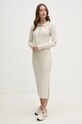 Calvin Klein Jeans sukienka J20J224456 beżowy NC24