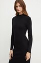 Вовняна сукня MICHAEL Michael Kors чорний MF482Q14VR