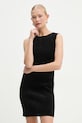 Βελούδινο φόρεμα MICHAEL Michael Kors MF482MLF0P μαύρο AW24