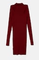 Tommy Jeans rochie DW0DW18734 burgundia AW24