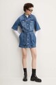 Tommy Jeans rochie din denim DW0DW19733 albastru AW24