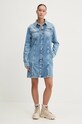 Tommy Jeans rochie din denim DW0DW19748 albastru AW24