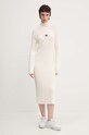 Tommy Jeans vestito in cotone DW0DW19815 beige AW24