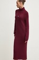 Одяг Бавовняна сукня Tommy Jeans DW0DW19815 бордо
