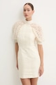 Šaty Rotate krajka béžová 112184857