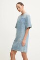 Джинсовое платье Moschino Jeans 0415.8720 голубой AW24
