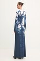 Одежда Платье Y/Project BONDAGE PRINT LONG SLEEVE DRESS 104DR006 голубой