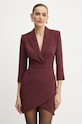 Φόρεμα Elisabetta Franchi μπορντό AB63146E2.NORBLIN