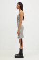 Rick Owens vestito Splintered Denim Bustier DS02D2501.HSCF grigio AW24