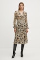 Morgan sukienka RILOV.F RILOV.F beżowy AW24