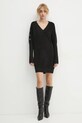Morgan rochie din amestec de lana RMHIVER RMHIVER negru AW24