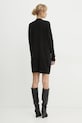 Odzież Morgan sukienka z domieszką wełny RMHIVER RMHIVER czarny