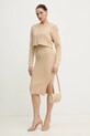 Morgan sukienka i sweter RMNATE RMNATE beżowy SS26