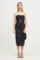 Coperni sukienka Jersey Knot Gala COPR110BIS545 czarny