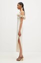 Šaty Coperni Ruffle Dress COPR113545 béžová AW24