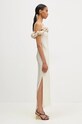Šaty Coperni Ruffle Dress béžová COPR113545