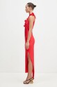 Haljina Coperni Asymmetric Flower Gown COPR44545 crvena AW24