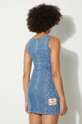 Oblečenie Rifľové šaty Marine Serre Moon Laser Denim Mini Dress WDR056A modrá