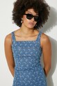 Джинсова сукня Marine Serre Moon Laser Denim Mini Dress WDR056A блакитний
