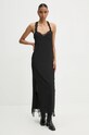 Îmbrăcăminte ZADIG&VOLTAIRE rochie de matase WWDR01334 negru