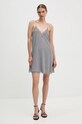 Шёлковое платье ZADIG&VOLTAIRE WWDR01361 серый AW24