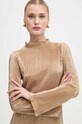 Never Fully Dressed vestito Gold Plisse Sophia Dress NFDDR1589 oro