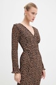Never Fully Dressed vestito Leopard Celeste Dress beige NFDDR1701