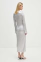Îmbrăcăminte Never Fully Dressed rochie Silver Plisse Sophia NFDDR1588 argintiu