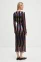 Odzież Never Fully Dressed sukienka Purple Zig Zag Gaia Plisse NFDDR1515 multicolor
