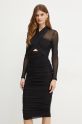 Bardot rochie ALIYAH 56305DB negru AW24