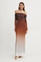 Oblečení Šaty Bardot SAPHIA 59505DB hnědá