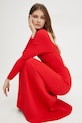Bardot rochie AMARO rosu 59510DB