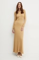 Bardot rochie AMARO bej 59510DB