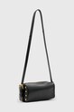 Kožená kabelka AllSaints MIRO BARREL W064XB černá AW24