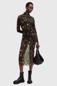 Платье AllSaints TIA узор чёрный W231DB