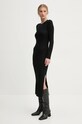 Вовняна сукня FROM FUTURE casual чорний WRO01073