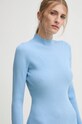 FROM FUTURE rochie din lana albastru WRO02290