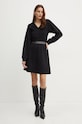Karl Lagerfeld rochie 246W1312 negru AW24