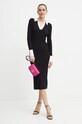 Karl Lagerfeld sukienka 246W1319 czarny AW24