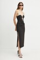 Šaty Bardot ELENI černá 58778DB1