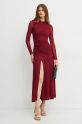 Bardot rochie LIYANA 59518DB burgundia AW24