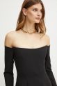 Bardot rochie NADENE negru 59528DB